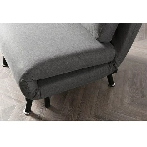 WestWood Folding Fabric Sofa Bed FSB13 Dark Grey - Image 5