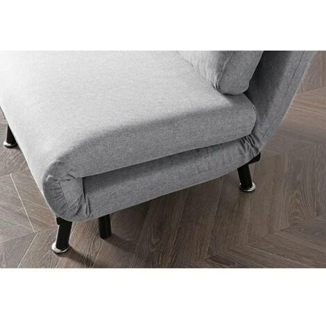 WestWood Folding Fabric Sofa Bed FSB13 Grey - Image 5