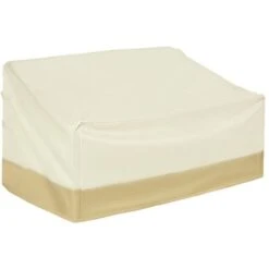 Outsunny Furniture Rain Cover 3 Seater Garden Rattan Chair Bench Waterproof Dust