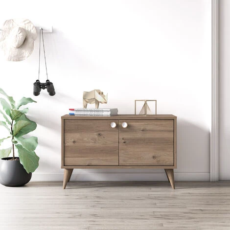 VEGA TWO DOOR CABINET - OAK - Image 4