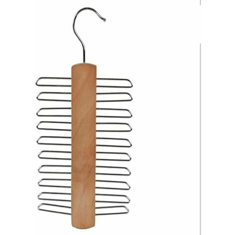 Wooden Hanger For Ties, Scarves, Belts, Accessories