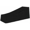 Garden Sun Lounger Cover, Waterproof, Windproof, Heavy Duty 210D Oxford Fabric Sun Lounger Cover, Deckchair (200x75x40/80cm) - Black
