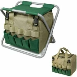 Garden Tool Set Organizer Gardener Bag Folding Garden Tool Stool Garden Seat Folding Garden Stool Kneeler Chair