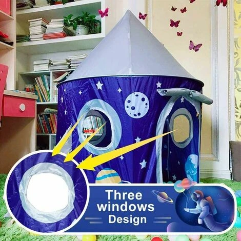 For Toddler Kids - Ideal Gifts For Indoor And OutdoorInteresting Foldable Space/Dinosaur Play Tent2 - Image 5