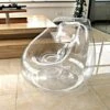 GTA Transparent Inflatable Sofa For Home, Office, Outdoors, Travel, Camping, Picnics, Swimming Pool, 1 Piece