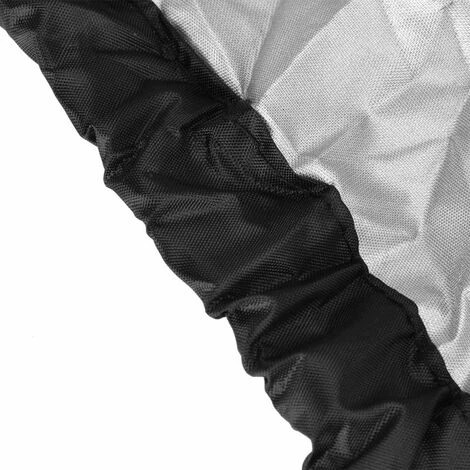 Patio Heater Cover Courtyard Fireplace Waterproof UV Resistant Anti-dust Outdoor Garden Cover For Patio Heater (Black) - Image 3