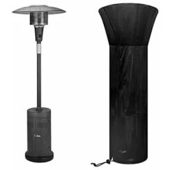 Patio Heater Cover, Outdoor Garden Heater Cover, Waterproof, Windproof, UV Resistant, 210D Patio Heater Protective Cover With Zipper