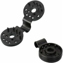 20 Pieces Plastic Shade Cloth Clip Reusable Sunshade Net Snap Clip Cloth Clips For Sun Shade Net Plant Net Garden Netting Shade Sail Accessories(black)