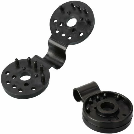 20 Pieces Plastic Shade Cloth Clip Reusable Sunshade Net Snap Clip Cloth Clips For Sun Shade Net Plant Net Garden Netting Shade Sail Accessories(black)