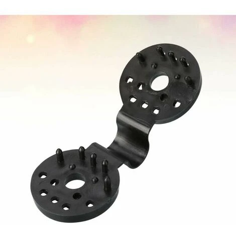 20 Pieces Plastic Shade Cloth Clip Reusable Sunshade Net Snap Clip Cloth Clips For Sun Shade Net Plant Net Garden Netting Shade Sail Accessories(black) - Image 5