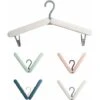 Foldable Clothes Hanger Portable Travel Foldable Clothes Hanger With Clips For Clothes And Outerwear, 4 Pieces