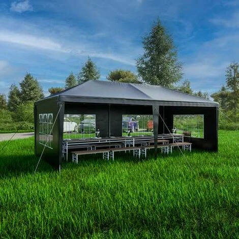 BIRCHTREE Gazebo PE 3X6M PEG02 Grey
