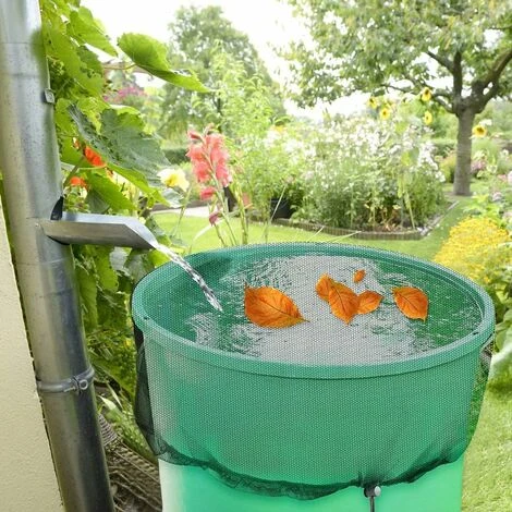 Pcs Rain Barrel Net, Rain Barrel Protection Net With Drawstring, Adjustable Rain Net, Protection Against Mosquitoes And Leaves 80cm - Image 4