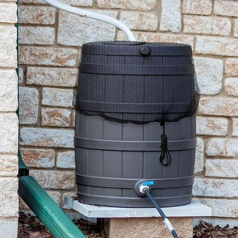 Pcs Rain Barrel Net, Rain Barrel Protection Net With Drawstring, Adjustable Rain Net, Protection Against Mosquitoes And Leaves 80cm - Image 5