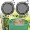 2 Pieces Rain Barrel Net, Ø 80 Cm Rain Barrel Cover With Drawstring, Adjustable Protective Net, Protection Against Leaves, Mosquitoes