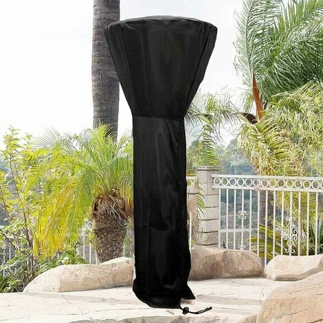 210D Oxford Waterproof Patio Heater Cover, Patio Heater Cover, Heater Cover 2268548cm Black - Image 5