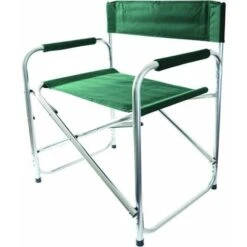 ALUMINIUM DIRECTORS FOLDING CHAIR (GREEN)