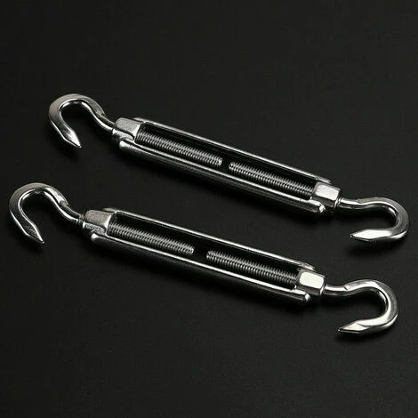 Pcs/Set Installation Hardware Stainless Steel Sail Shade Kit Tension Pad Fittings Eye Carabiners - Image 4