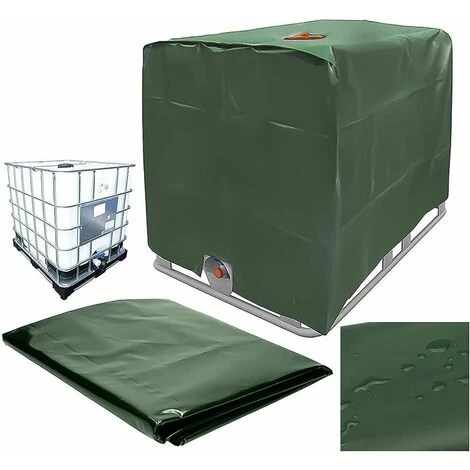 Water Tank Cover, IBC Water Tank Cover For 1000L Water Tank, Water Tank Protection Cover, Dustproof And Rainproof, Corrosion Resistant
