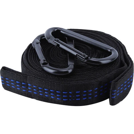 Hammocks Hanging Tree Strap Rope Belt With Metal Buckle& Storage Bag Hammock Accessories - Image 2